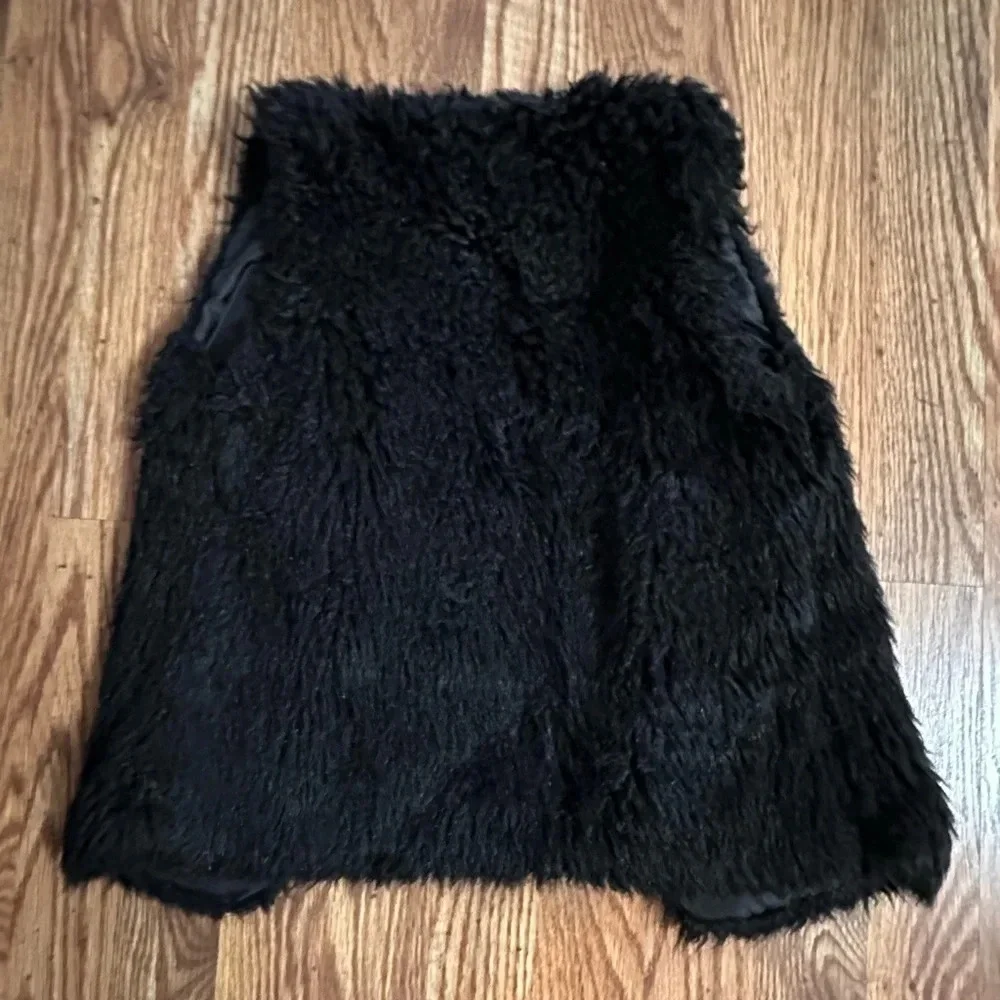 Justice faux fur vest for girls, size 12